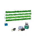 Hydroponic Kit N5P NFT System for 96 Plants, Complete Indoor Garden with Nutrients, Seeds & Accessories